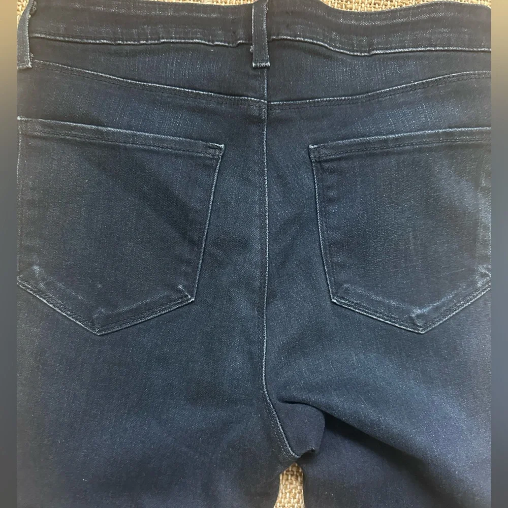 L’AGENCE Marguerite Skinny Jeans 2 Pairs Noir Marino Blue 28 - Picture 12 of 13